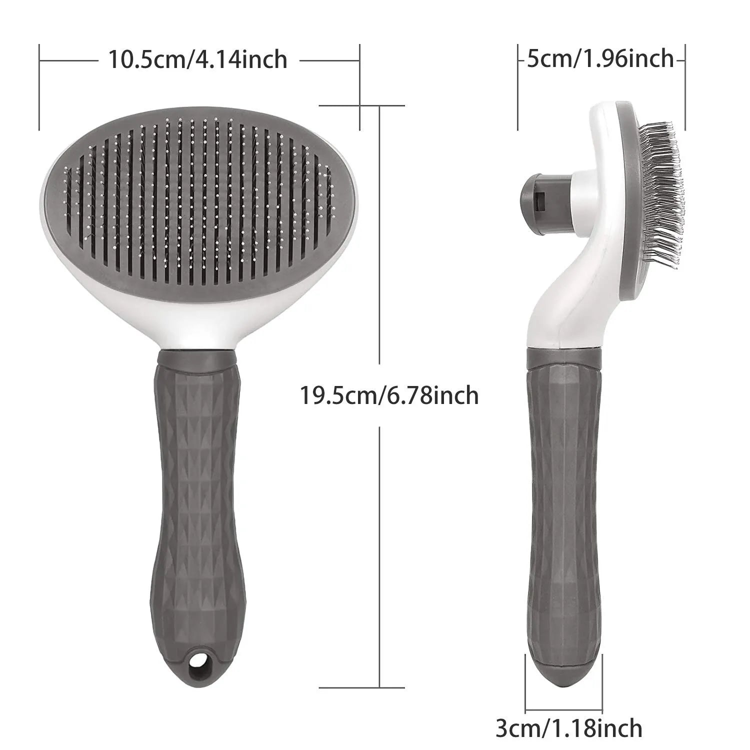Self-Cleaning Pet Grooming Brush – Dog & Cat Hair Remover Comb | Deshedding & Dematting Tool for Dogs, Cats, Puppies & Kittens