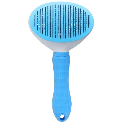 Self-Cleaning Pet Grooming Brush – Dog & Cat Hair Remover Comb | Deshedding & Dematting Tool for Dogs, Cats, Puppies & Kittens