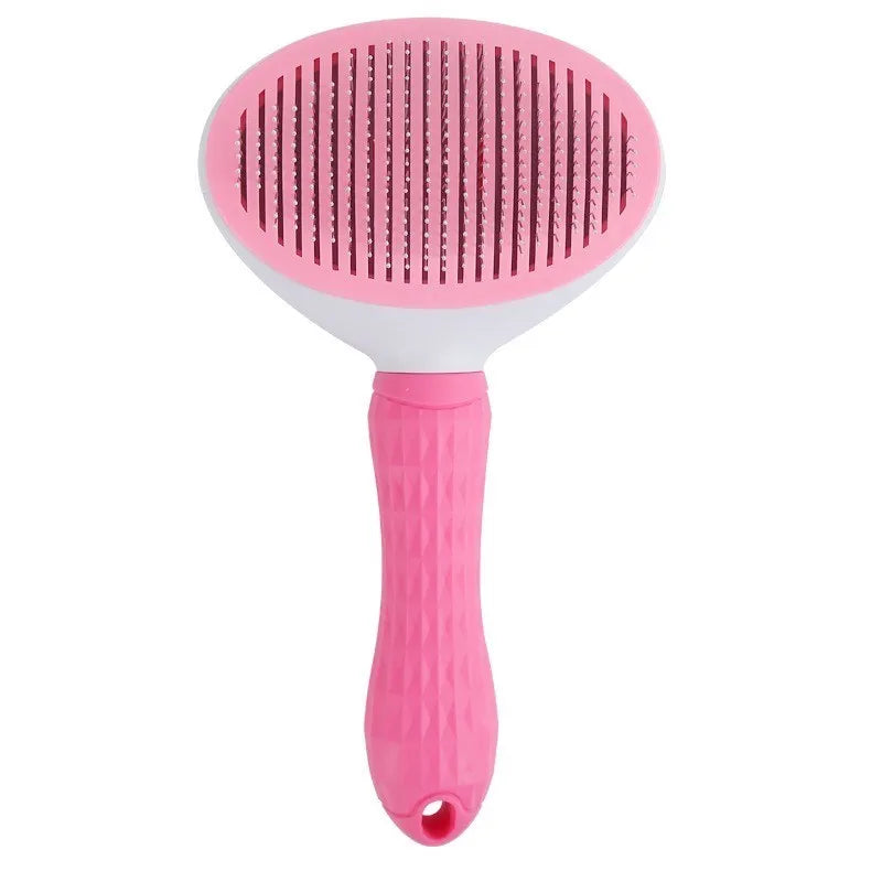 Self-Cleaning Pet Grooming Brush – Dog & Cat Hair Remover Comb | Deshedding & Dematting Tool for Dogs, Cats, Puppies & Kittens